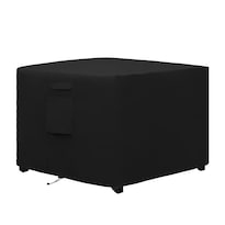 Funda Cuadrada Fácil De Usar Para Fogón Exterior 82x82x61 Cm Negro - Venta Internacional.