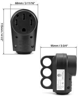 Foto 6 | Foto 6 | Enchufe Rv Qwork 50 Amp Hembra 6-50r Receptáculo Nema 14-50 2 Unidades - Venta Internacional.