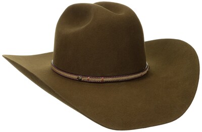 Foto 1 | Foto 1 | Sombrero Cowboy Stetson Powder River 4x Fieltro De Búfalo Marrón - Venta Internacional.