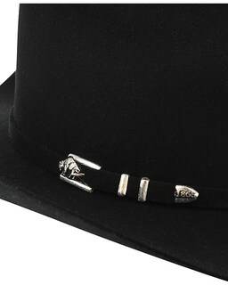 Foto 5 | Foto 5 | Sombrero Vaquero Stetson Apache 4x De Fieltro Negro De Búfalo Para Hombre - Venta Internacional.