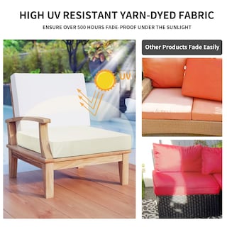 Foto 2 | Foto 2 | Fundas Para Cojines De Patio Resistentes Al Agua Juego De 4 22x20x10 Cm - Venta Internacional.