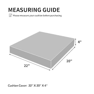 Foto 3 | Foto 3 | Fundas Para Cojines De Patio Resistentes Al Agua Juego De 4 22x20x10 Cm - Venta Internacional.