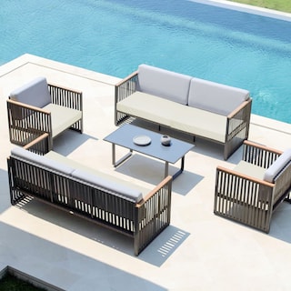 Foto 4 | Foto 4 | Fundas Para Cojines De Patio Resistentes Al Agua Juego De 4 22x20x10 Cm - Venta Internacional.