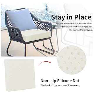 Foto 5 | Foto 5 | Fundas Para Cojines De Patio Resistentes Al Agua Juego De 4 22x20x10 Cm - Venta Internacional.