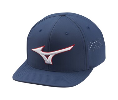 Foto 1 | Foto 1 | Gorra De Béisbol Mizuno Para Mujer Tour Flat Snapback Azul Marino - Venta Internacional.