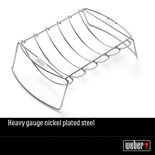 Foto 6 | Foto 6 | Soporte Para Costillas Y Asados Weber Original 2 En 1 Apto Para Lavavajillas - Venta Internacional.