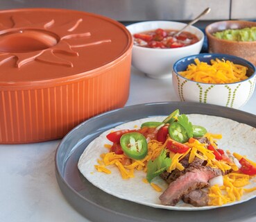 Foto 3 | Foto 3 | Calentador De Tortillas Y Tortitas Para Microondas Nordic Ware 25 Cm Color Naranja - Venta Internacional.