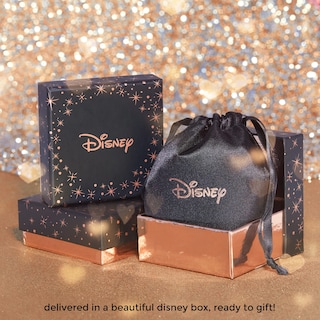 Foto 6 | Foto 6 | Pendientes De Oro Rosa Con Piedra Natal De Minnie Mouse De Disney En Abril - Venta Internacional.