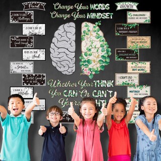 Foto 6 | Foto 6 | Juego De Carteles De Mentalidad Tenare Para Decoración De Aula En Pizarras - Venta Internacional.