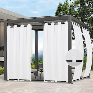 Foto 1 | Foto 1 | Cortinas Para Exterior Impermeables Easy-going Para Patio Blancas - Venta Internacional.