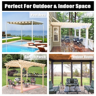 Foto 7 | Foto 7 | Cortinas Para Exterior Impermeables Easy-going Para Patio Blancas - Venta Internacional.