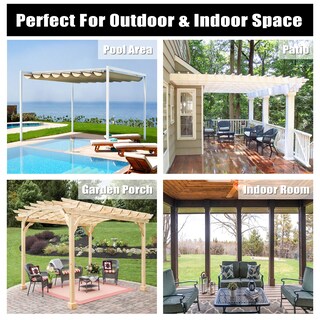 Foto 7 | Foto 7 | Cortinas Para Exterior Impermeables Easy-going 110x108 Cm Gris Claro - Venta Internacional.