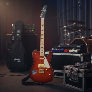 Foto 1 | Foto 1 | Guitarra Edición Limitada 090 Js-mk By Steelpro 50 Unidades Diestro Quilted Maple Top