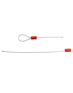 Foto 4 | Foto 4 | Sellos De Cable De Seguridad Qwork Antimanipulación Numerados Rojos 50 Unidades - Venta Internacional.
