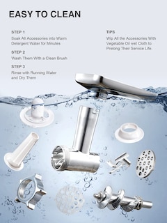 Foto 3 | Foto 3 | Picadora De Carne Eléctrica Yabano De Alta Resistencia Con Embutidora - Venta Internacional.