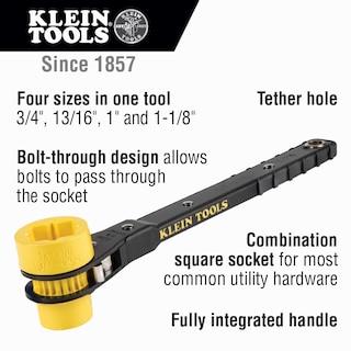 Foto 2 | Foto 2 | Llave De Trinquete Klein Tools Kt151t 3/4 13/16 1 X 1-1/8 Pulgadas - Venta Internacional.