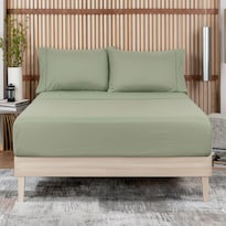 Sábana Individual Esquimal Verde