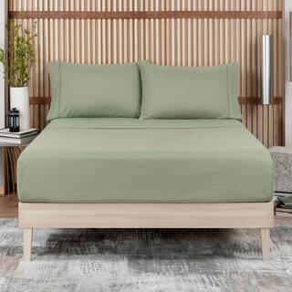 Foto 1 | Foto 1 | Sábana Matrimonial Esquimal Verde 4 Piezas