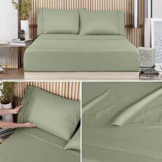 Foto 3 | Foto 3 | Sábana Matrimonial Esquimal Verde 4 Piezas