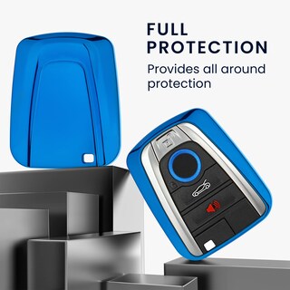 Foto 2 | Foto 2 | Funda Para Llave Kwmobile Compatible Con Bmw Acabado Azul Brillante - Venta Internacional.