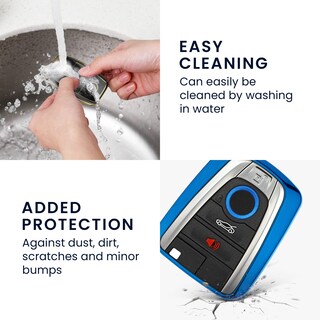 Foto 5 | Foto 5 | Funda Para Llave Kwmobile Compatible Con Bmw Acabado Azul Brillante - Venta Internacional.