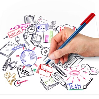 Foto 2 | Foto 2 | Bolígrafo Staedtler 437 Xbsb10 Triplus Xb Paquete De 10 - Venta Internacional.