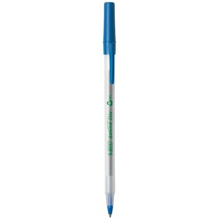 Foto 3 | Foto 3 | Bolígrafos Bic Ecolutions Round Stic Con Tinta Azul Paquete De 50 - Venta Internacional.