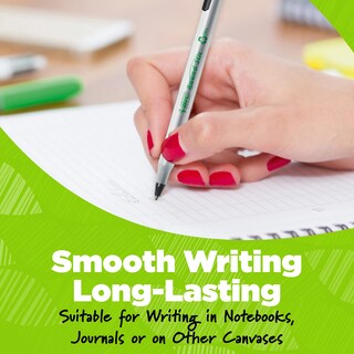 Foto 5 | Foto 5 | Bolígrafos Bic Ecolutions Round Stic Con Tinta Azul Paquete De 50 - Venta Internacional.