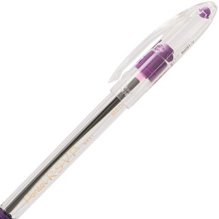 Foto 3 | Foto 3 | Bolígrafo Pentel R.s.v.p. Stick 1 Mm Tinta Violeta X12 - Venta Internacional.
