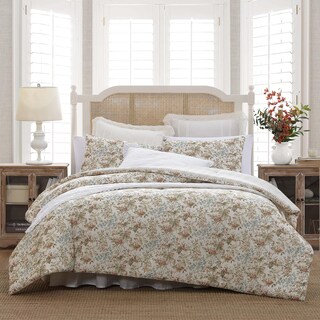 Foto 1 | Foto 1 | Juego De Edredón Laura Ashley Bramble Floral Beige Talla King - Venta Internacional.