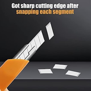 Foto 4 | Foto 4 | Cuchillas De Repuesto Mulwark 100 Piezas 9mm Segmentadas 60 Grados - Venta Internacional.