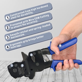 Foto 3 | Foto 3 | Herramienta De Abrazadera Para Tubo Pex Con Carraca Para Abrazaderas De Acero Inoxidable Iwiss - Venta Internacional.