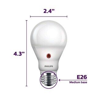 Foto 2 | Foto 2 | Bombilla Led Philips Dusk-to-dawn Outdoor A19 8w (paquete De 3) - Venta Internacional.