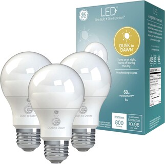 Foto 1 | Foto 1 | Bombillas Led Ge Led+ Dusk To Dawn A19 De 8 5 W Color Blanco Suave - Venta Internacional.