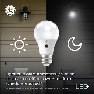 Foto 4 | Foto 4 | Bombillas Led Ge Led+ Dusk To Dawn A19 De 8 5 W Color Blanco Suave - Venta Internacional.
