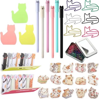 Foto 1 | Foto 1 | Juego De Papelería Outus Con Diseño De Gato Para Amantes De Los Gatos - Venta Internacional.