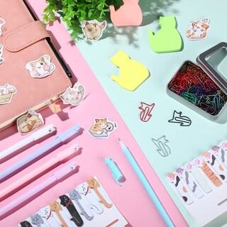 Foto 7 | Foto 7 | Juego De Papelería Outus Con Diseño De Gato Para Amantes De Los Gatos - Venta Internacional.