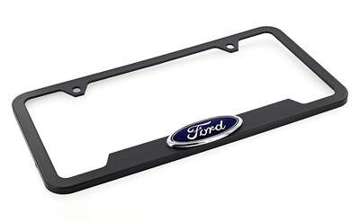 Foto 2 | Foto 2 | Marco Para Placa Ford Con Logo 3d En Plástico Abs Negro - Venta Internacional.