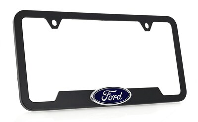 Foto 3 | Foto 3 | Marco Para Placa Ford Con Logo 3d En Plástico Abs Negro - Venta Internacional.