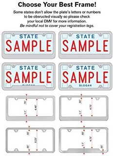 Foto 4 | Foto 4 | Marco Para Placa Ford Con Logo 3d En Plástico Abs Negro - Venta Internacional.