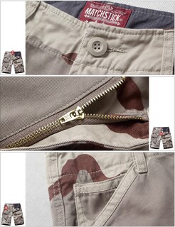 Foto 3 | Foto 3 | Bermudas Cargo Match Para Hombre Camuflaje #3204 Beige Camuflaje Talla 38 - Venta Internacional.