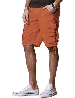 Foto 4 | Foto 4 | Bermuda Cargo Match Comfort Para Hombre Naranja Talla M/30 - Venta Internacional.