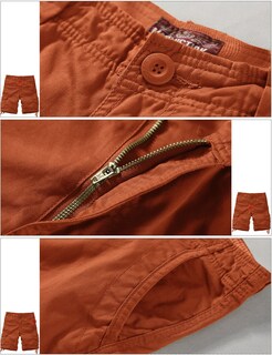 Foto 5 | Foto 5 | Bermuda Cargo Match Comfort Para Hombre Naranja Talla M/30 - Venta Internacional.