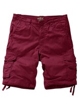 Bermudas Cargo Match Twill Comfort Para Hombre Color Ciruela Talle L/32 - Venta Internacional.