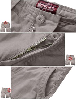 Foto 5 | Foto 5 | Bermuda Cargo Match Comfort Para Hombre En Color Albaricoque Talla L/32 - Venta Internacional.