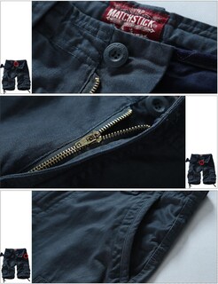 Foto 5 | Foto 5 | Bermuda Cargo Match Confort Masculino Azul Talla 2xl/36 - Venta Internacional.