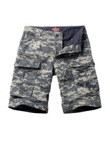 Bermudas Cargo Para Hombre Camuflaje Digital Azul Talla 29 - Venta Internacional.