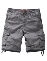 Short Cargo Match Para Hombre Confort 3056 Gris Talla 2xl/36 - Venta Internacional.