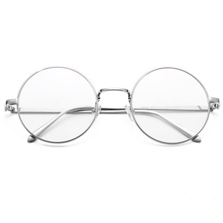 Foto 1 | Foto 1 | Anteojos Pro Acme Retro Redondos Con Montura Metálica Y Lentes Transparentes Plata - Venta Internacional.