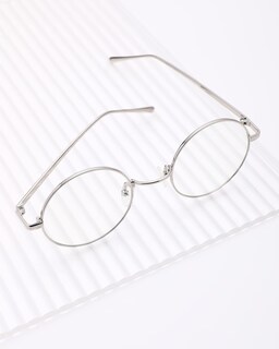 Foto 5 | Foto 5 | Anteojos Pro Acme Retro Redondos Con Montura Metálica Y Lentes Transparentes Plata - Venta Internacional.